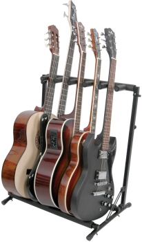 Gedwongen Labe Dwaal rack voor maximaal 5 gitaren of basgitaren | 180.167UK