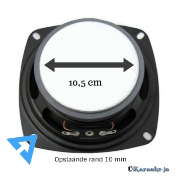 Dynavox 8 Ohm basluidspreker 16,5 cm 80 Watt