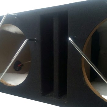 10 inch gepoorte kist 29L. 18mm MDF