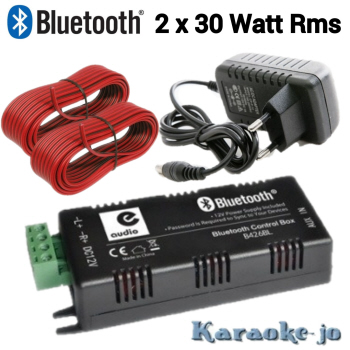 Kaliber breedtegraad compact Bluetooth 4.0 stereo versterker 2 x 30 Watt RMS B429BLKJ