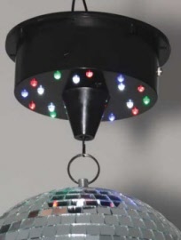 Eurolite 50101855 Halogeen Spiegelbolset Met motor, Met kleurenschijf 20 cm